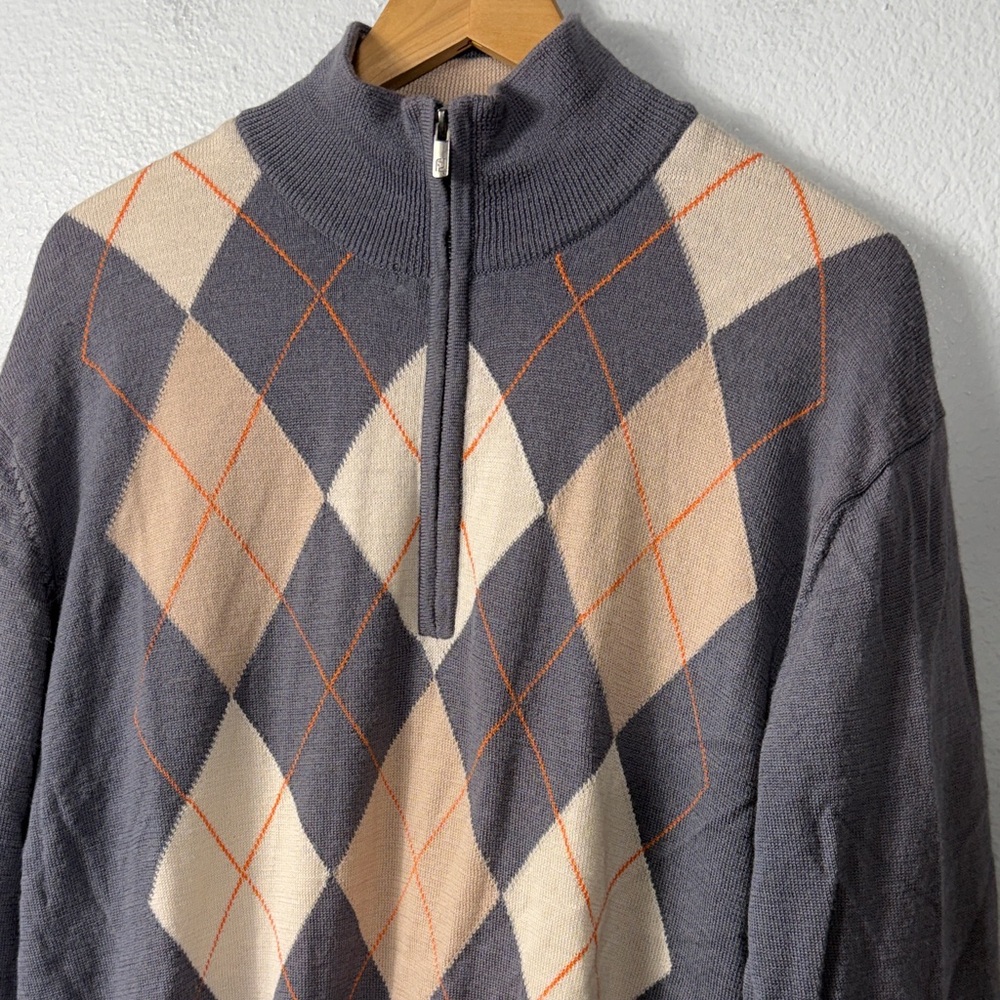 FootJoy Men's Wool‎ Wind Argyle Sweater